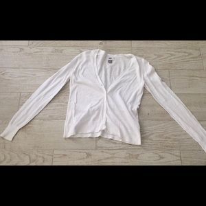 Small Old Navy White Cardigan/Sweater